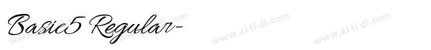 Basic5 Regular字体转换 Basic5 Regular字体转换